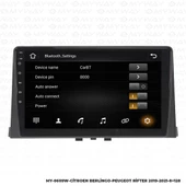 Araç Multimedya Citroen Berlingo Android 12 Carplay 4Gb Ram + 64Gb Hdd 2019-2021 Navigasyon Ekran MYW - 3