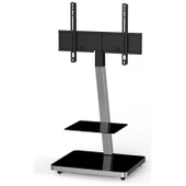Sonorous Pl 2710 BLK - SLV - W Led & Lcd Sİyah Televizyon Sunum Sehpası - 1
