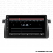 Araç Multimedya Bmw E46 Android 12 Carplay 4Gb Ram + 64Gb Hdd Navigasyon Ekran MYW thumbnail 4