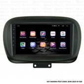 Araç Multimedya Fiat 500X Android 12 Carplay 4Gb Ram + 64Gb Hdd Navigasyon Ekran MYW thumbnail 6