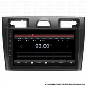 Araç Multimedya Ford Fiesta Android 12 Carplay 4Gb Ram + 64Gb Hdd 2005-2008 Navigasyon Ekran MYW thumbnail 4