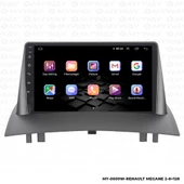 Araç Multimedya Renault Megane 2 Android 12 Carplay 4Gb Ram + 64Gb Hdd Navigasyon Ekran MYW thumbnail 6