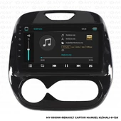 Araç Multimedya Renault Captur Android 12 Carplay 4Gb Ram + 64Gb Hdd Manuel Navigasyon Ekran MYW thumbnail 2