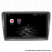 Araç Multimedya Skoda Superb Android 12 Carplay 4Gb Ram + 64Gb Hdd 2009-2013 Navigasyon Ekran MYW thumbnail 5