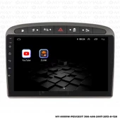 Araç Multimedya Peugeot 408 Android 12 Carplay 4Gb Ram + 64Gb Hdd Navigasyon Ekran MYW - 5