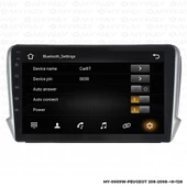 Araç Multimedya Peugeot 208 Android 12 Carplay 4Gb Ram + 64Gb Hdd Navigasyon Ekran MYW thumbnail 3