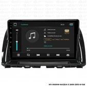 Araç Multimedya Mazda 6 Android 12 Carplay 4Gb Ram + 64Gb Hdd 2009-2013 Navigasyon Ekran MYW - 2