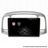 Araç Multimedya Hyundai Accent Era Android 12 Carplay 4Gb Ram + 64Gb Hdd Navigasyon Ekran MYW - 5