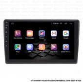 Araç Multimedya Volkswagen Caravelle Android 12 Carplay 4Gb Ram + 64Gb Hdd 2018-2020 Navigasyon Ekran MYW - 6