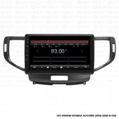 Araç Multimedya Honda Accord Android 12 Carplay 4Gb Ram + 64Gb Hdd 2009-2015 Navigasyon Ekran MYW thumbnail 4
