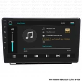 Araç Multimedya Renault Clio 5 Android 12 Carplay 4Gb Ram + 64Gb Hdd Navigasyon Ekran MYW - 2