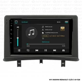 Araç Multimedya Renault Clio 3 Android 12 Carplay 4Gb Ram + 64Gb Hdd Navigasyon Ekran MYW thumbnail 2