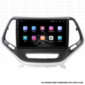 Araç Multimedya Jeep Cherokee Android 12 Carplay 4Gb Ram + 64Gb Hdd 2014-2017 Navigasyon Ekran MYW - 7