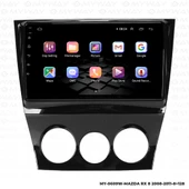 Araç Multimedya Mazda Rx8 Android 12 Carplay 4Gb Ram + 64Gb Hdd Navigasyon Ekran MYW - 6
