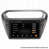 Araç Multimedya Peugeot 301 Android 12 Carplay 4Gb Ram + 64Gb Hdd Navigasyon Ekran MYW - 3