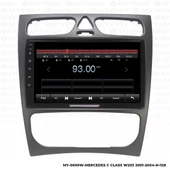 Araç Multimedya Mercedes W203 Android 12 Carplay 4Gb Ram + 64Gb Hdd 2001-2004 Navigasyon Ekran MYW thumbnail 4