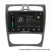 Araç Multimedya Mercedes W203 Android 12 Carplay 4Gb Ram + 64Gb Hdd 2001-2004 Navigasyon Ekran MYW thumbnail 2