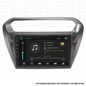 Araç Multimedya Peugeot 301 Android 12 Carplay 4Gb Ram + 64Gb Hdd Navigasyon Ekran MYW - 2