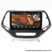 Araç Multimedya Jeep Cherokee Android 12 Carplay 4Gb Ram + 64Gb Hdd 2014-2017 Navigasyon Ekran MYW - 1