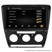 Araç Multimedya Skoda Octavia Android 12 Carplay 4Gb Ram + 64Gb Hdd 2007-2014 Navigasyon Ekran MYW - 3
