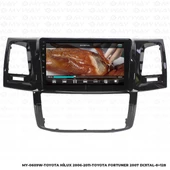 Araç Multimedya Toyota Hilux Android 12 Carplay 4Gb Ram + 64Gb Hdd 2006-2011 Navigasyon Ekran MYW - 1