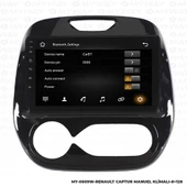 Araç Multimedya Renault Captur Android 12 Carplay 4Gb Ram + 64Gb Hdd Manuel Navigasyon Ekran MYW thumbnail 3