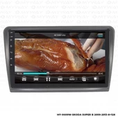 Araç Multimedya Skoda Superb Android 12 Carplay 4Gb Ram + 64Gb Hdd 2009-2013 Navigasyon Ekran MYW thumbnail 1