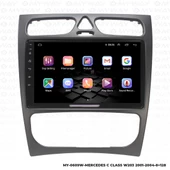 Araç Multimedya Mercedes W203 Android 12 Carplay 4Gb Ram + 64Gb Hdd 2001-2004 Navigasyon Ekran MYW thumbnail 6