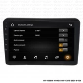 Araç Multimedya Honda Hrv Android 12 Carplay 4Gb Ram + 64Gb Hdd Navigasyon Ekran MYW thumbnail 3