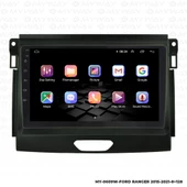 Araç Multimedya Ford Ranger Android 12 Carplay 4Gb Ram + 64Gb Hdd 2015-2021 Navigasyon Ekran MYW thumbnail 6
