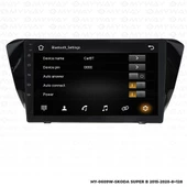 Araç Multimedya Skoda Superb Android 12 Carplay 4Gb Ram + 64Gb Hdd 2015-2020 Navigasyon Ekran MYW thumbnail 3