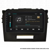Araç Multimedya Suzuki Grand Vitara Android 12 Carplay 4Gb Ram + 64Gb Hdd 2006-2012 Navigasyon Ekran MYW thumbnail 2