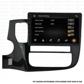 Araç Multimedya Mitsubishi Outlander Android 12 Carplay 4Gb Ram + 64Gb Hdd 2017-2020 Navigasyon Ekran MYW thumbnail 3