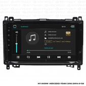 Araç Multimedya Mercedes Viano Android 12 Carplay 4Gb Ram + 64Gb Hdd 2006-2014 Navigasyon Ekran MYW - 2
