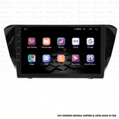 Araç Multimedya Skoda Superb Android 12 Carplay 4Gb Ram + 64Gb Hdd 2015-2020 Navigasyon Ekran MYW thumbnail 6