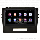 Araç Multimedya Suzuki Grand Vitara Android 12 Carplay 4Gb Ram + 64Gb Hdd 2006-2012 Navigasyon Ekran MYW thumbnail 6
