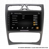 Araç Multimedya Mercedes W203 Android 12 Carplay 4Gb Ram + 64Gb Hdd 2001-2004 Navigasyon Ekran MYW thumbnail 3