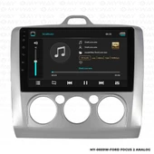 Araç Multimedya Ford Focus 2 Android 12 Carplay 4Gb Ram + 64Gb Hdd Navigasyon Ekran MYW - 2