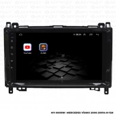 Araç Multimedya Mercedes Viano Android 12 Carplay 4Gb Ram + 64Gb Hdd 2006-2014 Navigasyon Ekran MYW - 5