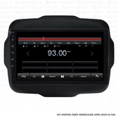 Araç Multimedya Jeep Renegade Android 12 Carplay 4Gb Ram + 64Gb Hdd Navigasyon Ekran MYW - 4