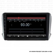 Araç Multimedya Peugeot 208 Android 12 Carplay 4Gb Ram + 64Gb Hdd Navigasyon Ekran MYW thumbnail 4