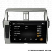 Araç Multimedya Toyota Prado Android 12 Carplay 4Gb Ram + 64Gb Hdd 2014 Navigasyon Ekran MYW thumbnail 3