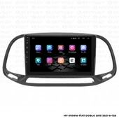 Araç Multimedya Fiat Doblo Android 12 Carplay 4Gb Ram + 64Gb Hdd 2015-2021 Navigasyon Ekran MYW - 6