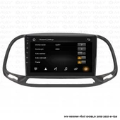 Araç Multimedya Fiat Doblo Android 12 Carplay 4Gb Ram + 64Gb Hdd 2015-2021 Navigasyon Ekran MYW - 3