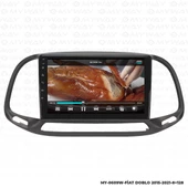 Araç Multimedya Fiat Doblo Android 12 Carplay 4Gb Ram + 64Gb Hdd 2015-2021 Navigasyon Ekran MYW - 1
