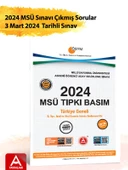2024 MSÜ Çıkmış Sorular-Tıpkı Basım-Bire Bir ÖSYM-Tamamı Video Çözümlü - 2