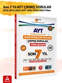 Son 7 yıl AYT Çıkmış Sorular-Tıpkı Basım-Bire Bir ÖSYM-Tamamı Video Çözümlü - 2