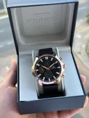 Ferro İç Fonksiyonları Aktif Deri Kordon 3 Atm Suya Dayanıklı Erkek Kol Saati EM11047.K thumbnail 1