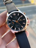 Ferro İç Fonksiyonları Aktif Deri Kordon 3 Atm Suya Dayanıklı Erkek Kol Saati EM11047.K thumbnail 4