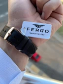 Ferro İç Fonksiyonları Aktif Deri Kordon 3 Atm Suya Dayanıklı Erkek Kol Saati EM11047.K thumbnail 6